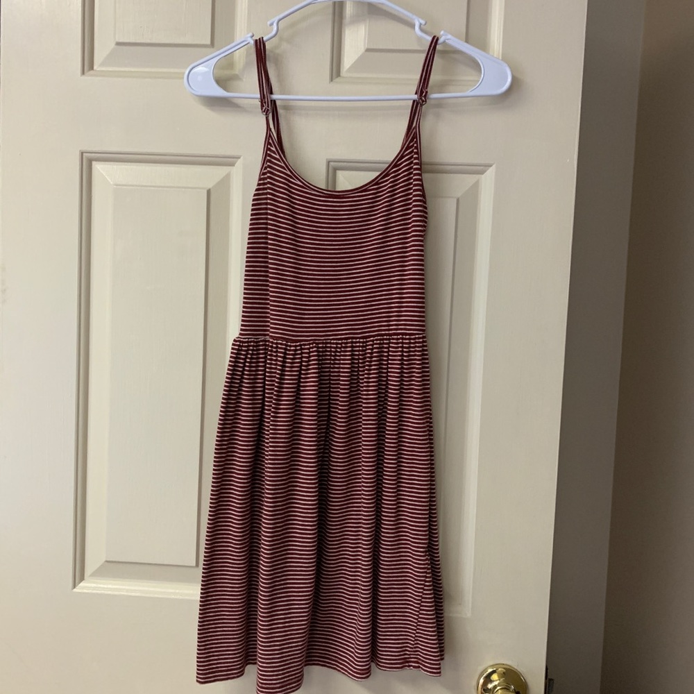 Forever 21 Red & White Striped Dress